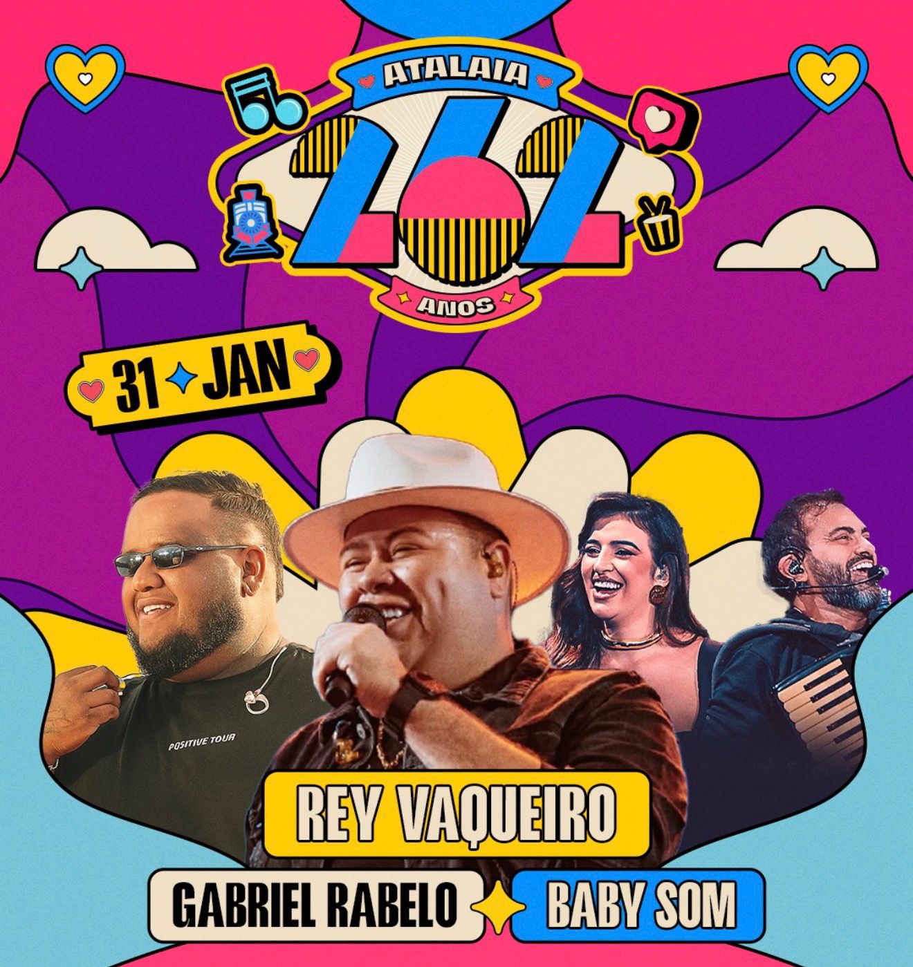 Atalaia inicia neste sábado programação dos 262 anos com grandes shows e ações de cuidado com a população